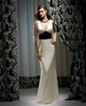 2012 new style  noble cream bridesmaid/party/social dresse 1