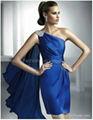 2012 new style elegant sapphire bridesmaid/evening/short social dress 