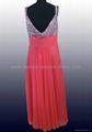 2012 Custom Made Top Quality Chiffon Beaded Sparkly Party Prom Evening Dress 4