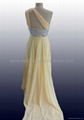 Floor length chiffon material evening/prom dress 4