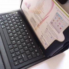 leather buletooth keyboard for ipad 2