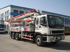 truck mounted concrete pump