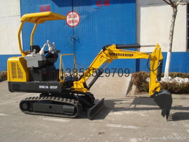 Hongda small scale excavator 4