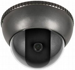 metal vandalproof dome security camera fixed lens 3.6mm CCD dome camera