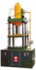 Four-column hydraulic deep drawing press