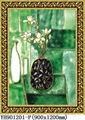 Polished Crystal Tile spelling(gilt