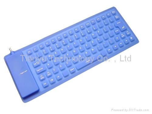 85 keys mini  silicone computer keyboard 