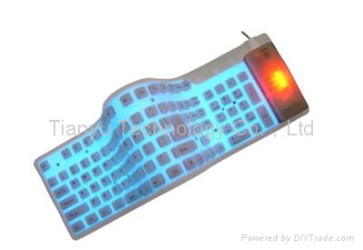 109-key EL flexible keyboard 