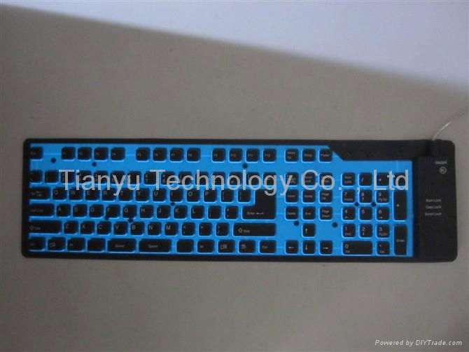 109-key EL flexible keyboard  2