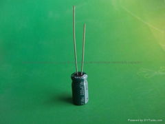 Low impedance electrolytic capacitor , Radial capacitor