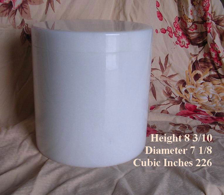 white jade cremation urn