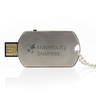 Dog tag USB flash drive