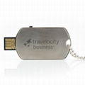 Dog tag USB flash drive