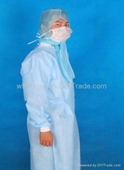 disposable Isalation Gown with elastic cuff
