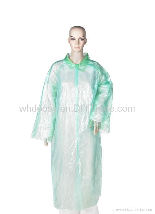 PE raincoat  4
