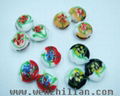 colored glaze beads