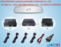 parking sensor system with rear view mirror