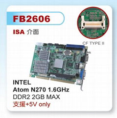 Atom N270 1.6G ISA BUS CPU Card