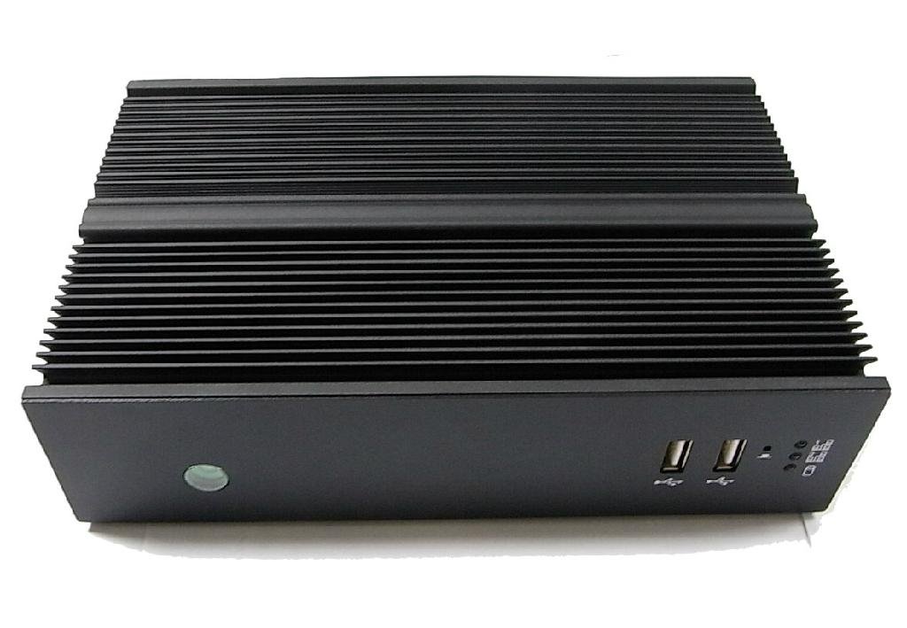 Fanless Industrial PC Embedded Computer Atom D425 3