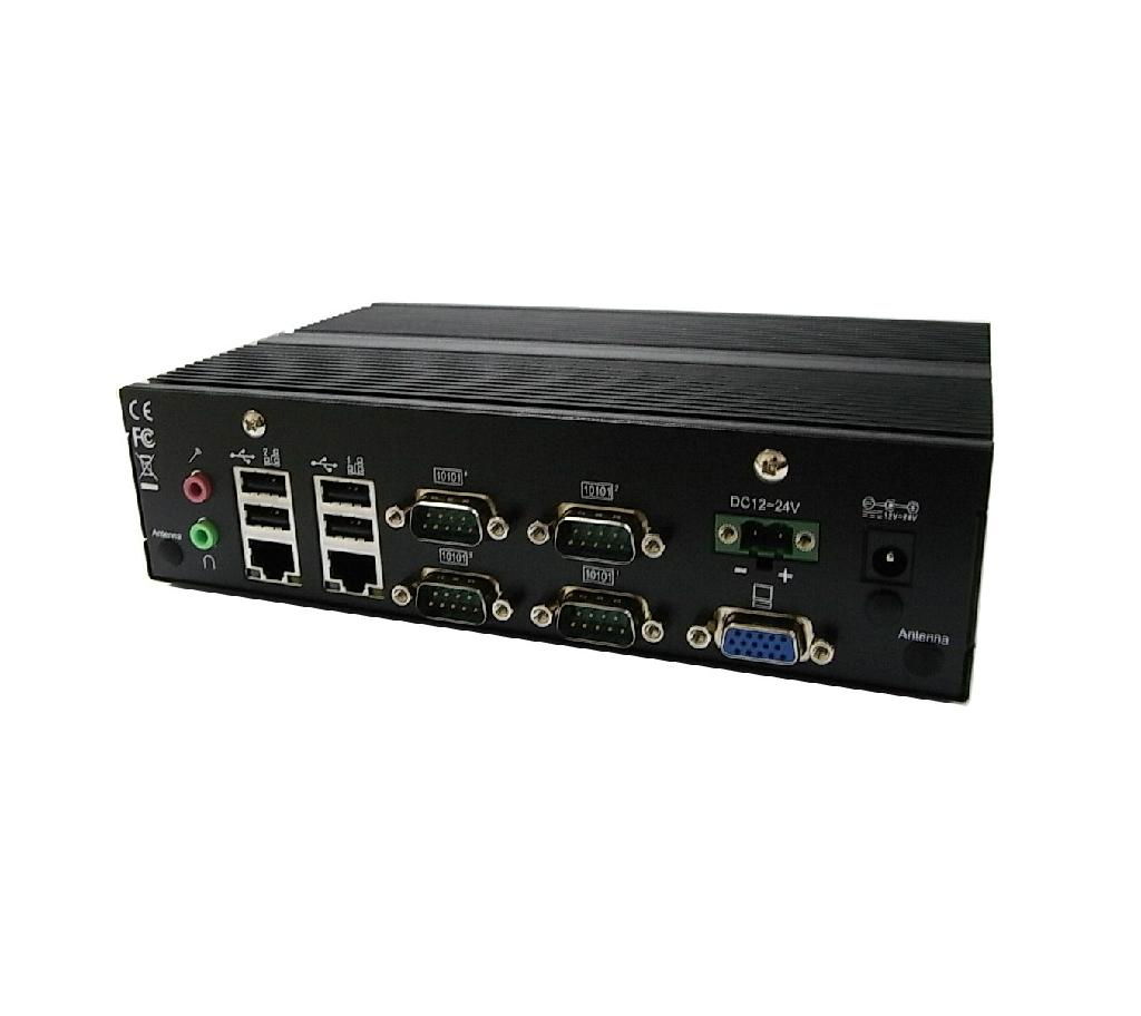 Fanless Industrial PC Embedded Computer Atom D425 5