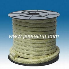 Aramid braided packing