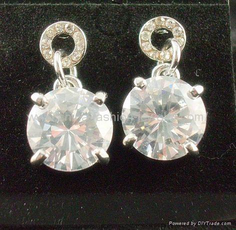 CZ Stone Earrings