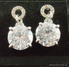 CZ Stone Earrings