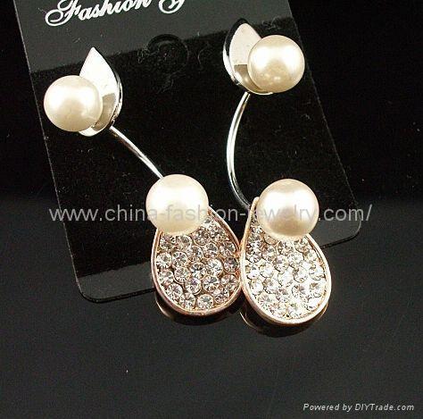 CZ Stone Earrings 2