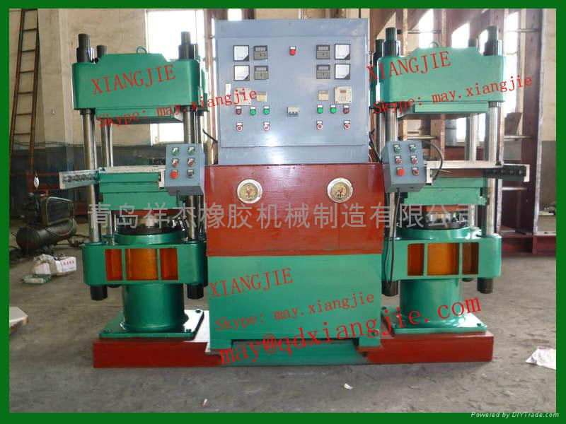 Duplex vulcanizing machine