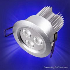 3x3W Cree LED Downlight(Cool White)