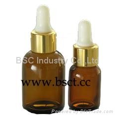 amber glass dropper bottle for essential oil