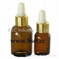 amber glass dropper bottle for essential oil