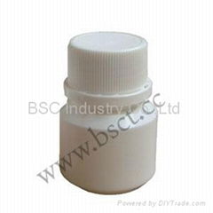 20ml HDPE pharmaceutical pills bottle with pilfer proof cap