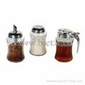 glass honey and syrup dispenser  2