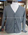 Men's cashmere button cardigans