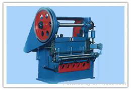 Expanded plate mesh machine