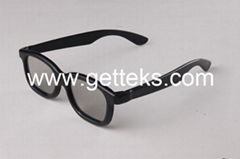 Linear Polarized plastic 3D glasses 