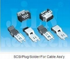 SCSI, Plug, connector
