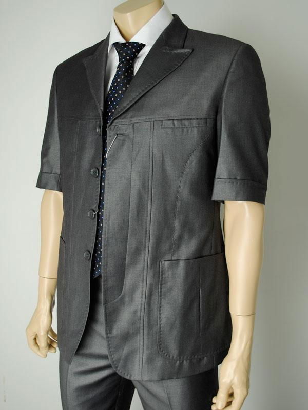 short sleeve men suit