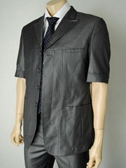 short sleeve men suit