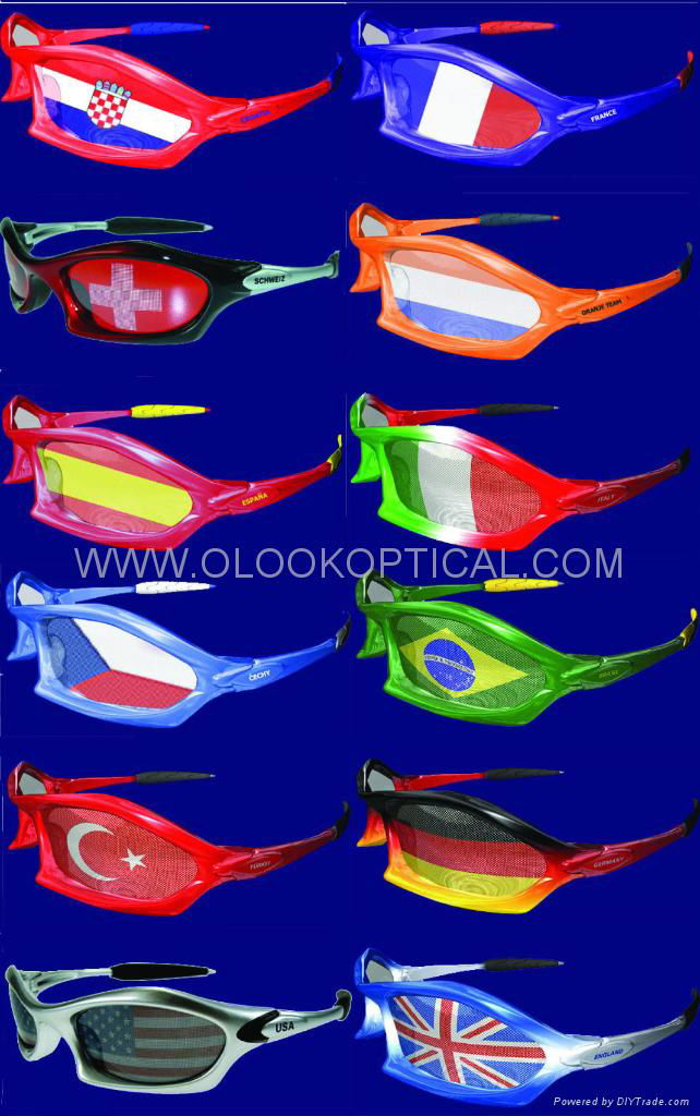 National Flag Sunglasses/world cup sunglasses 3