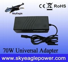 70w universal ac adapter, notebook adapter