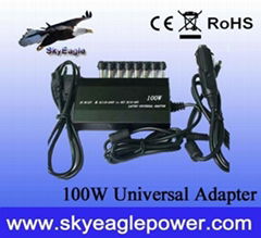 100w universal ac adapter, notebook adapter