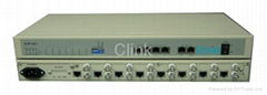 8E1 to 4*Ethrnet VLAN SNMP EOP Protocol Converter