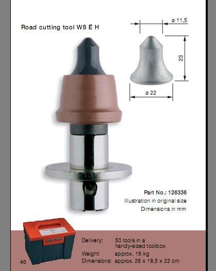 Road Construction Bits/Road Cutting Tools/Cutter Picks/Engineering Conical Bits 4