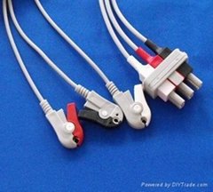 HP ECG cable and leadwires
