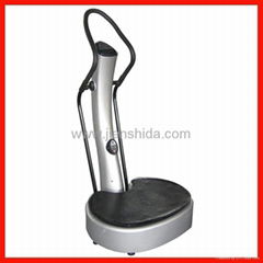 Fitness training power plate with double motors