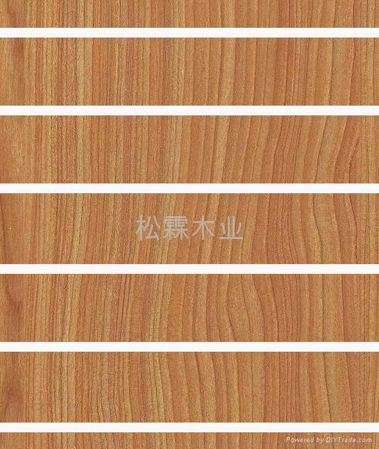 red cherry melamine mdf slatwall panel with aluminum insert 3