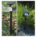 Solar garden stake spotlight