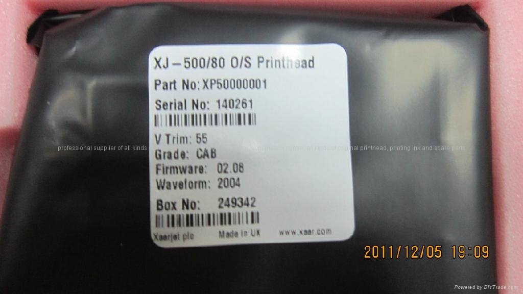 Xaar500 80pl printer head 3